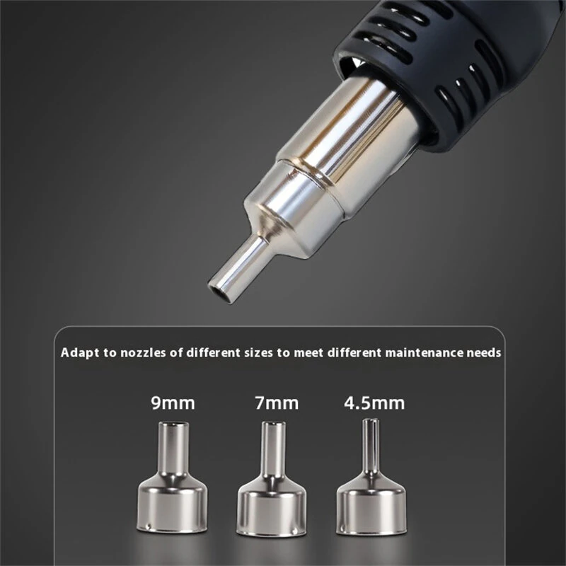 8858 Digital Soldering Station | Hot Air Gun & Rework Station | Portable BGA Desoldering - Image 3