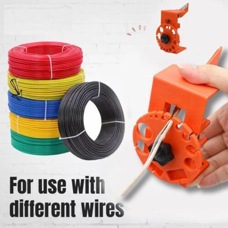 Manual Cable Stripper - Adjustable Hand-Held Tool for Rubber Skin Stripping - Image 4