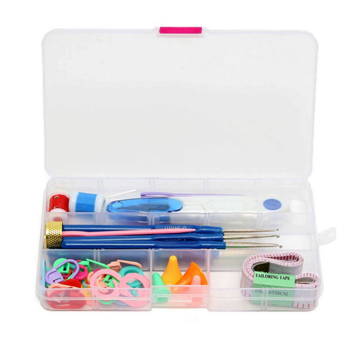 57PCS Crochet Set - Multifunctional Knitting Tools Kit with Case - Image 2