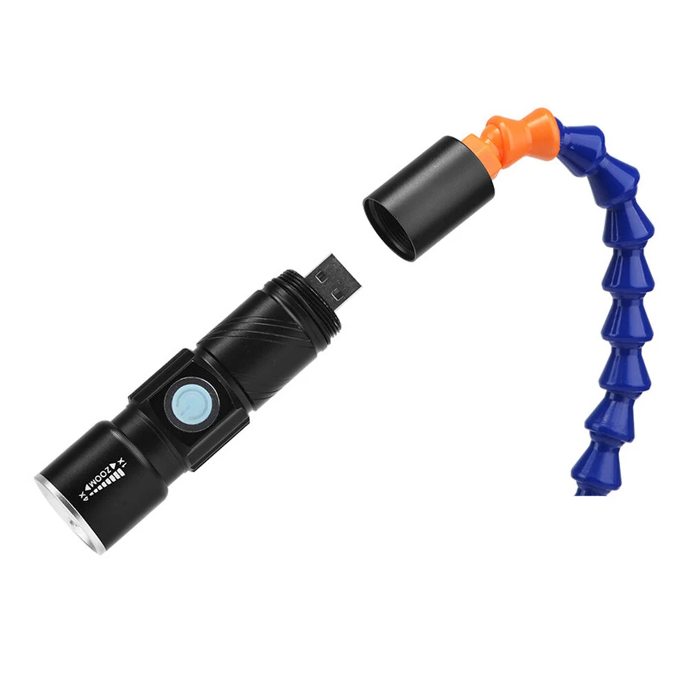 Multi-Functional Soldering Helping Hand | 6 Flexible Arms with Magnifier & Fan - Image 5