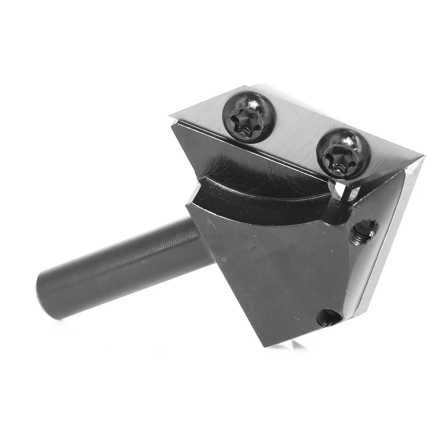 Carbide Insert V-Groove Router Bit - 1/2 & 1/4 Inch 90 Degree Dual Blades for Wood CNC Carving - Image 2