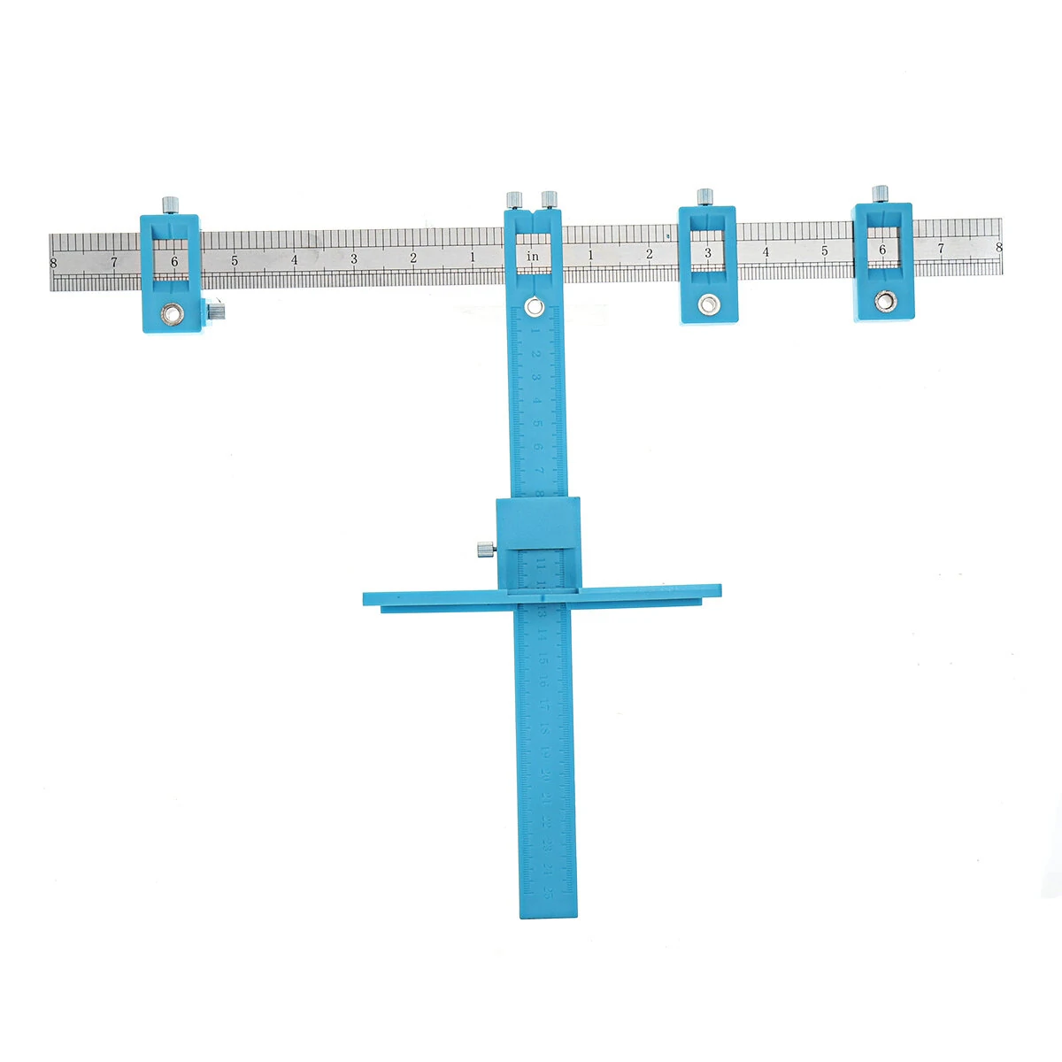 Hole Punch Locator Jig Tool | Drill Guide for Cabinet Hardware & Dowels - Image 2