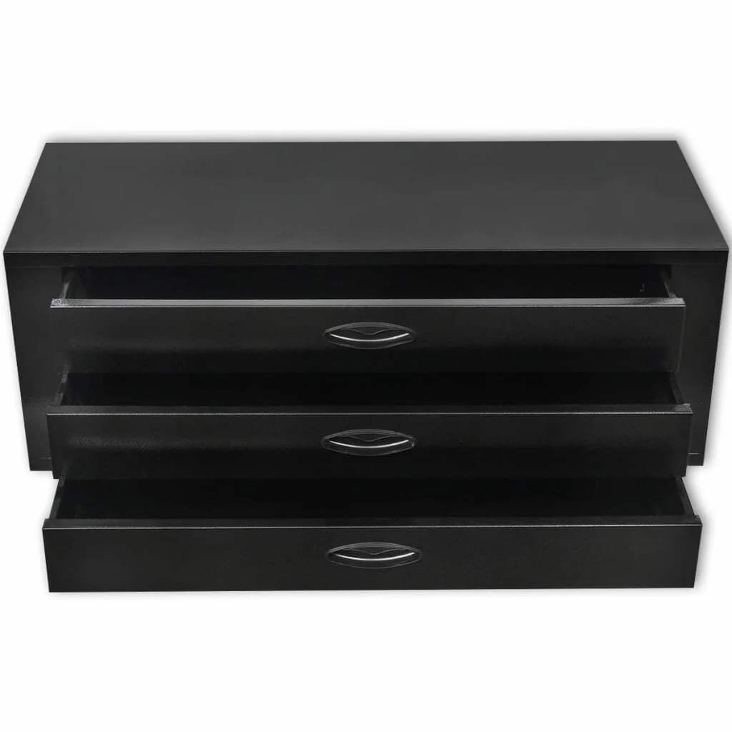 Black Metal Tool Box with 3 Drawers | Heavy Duty Storage - Image 4