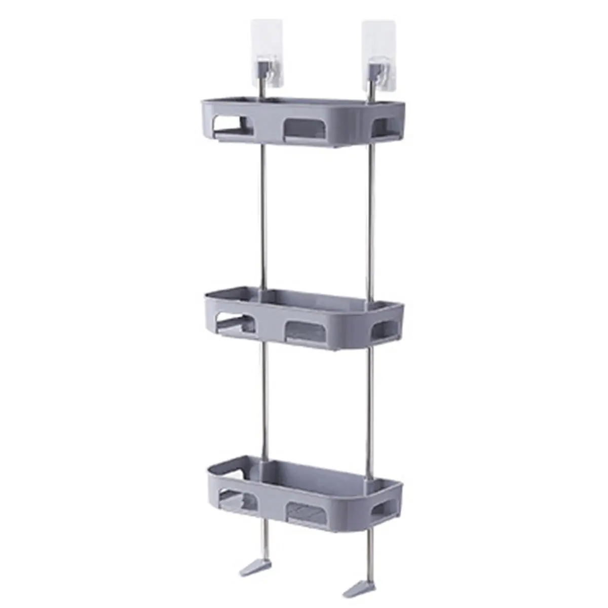 Bathroom Storage Rack | Punch-Free Wall Shelf for Toilet & Washbasin - Image 4