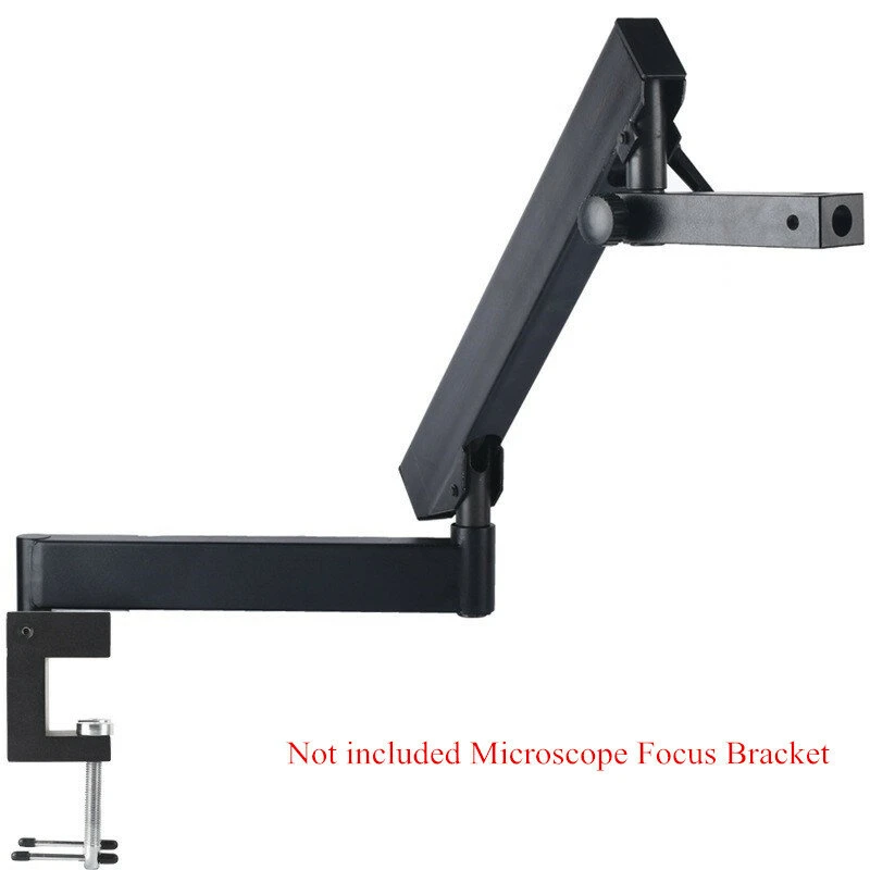 KOPPACE Stereo Microscope Clip Arm Bracket | 51.5mm Opening Folding Rocker - Image 4