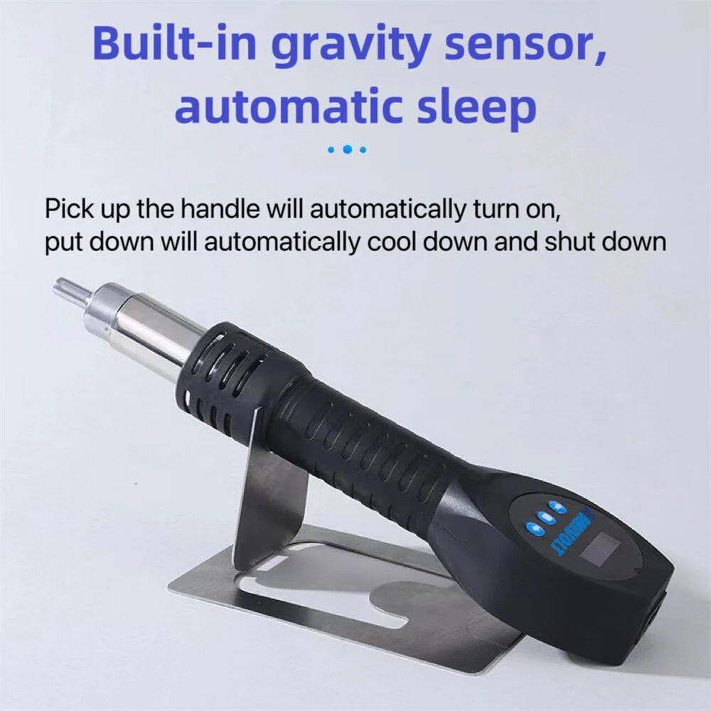 Portable Heat Gun 550W - PID Temperature Control 100-450°C | OLED Display & Brushless Motor - Image 5