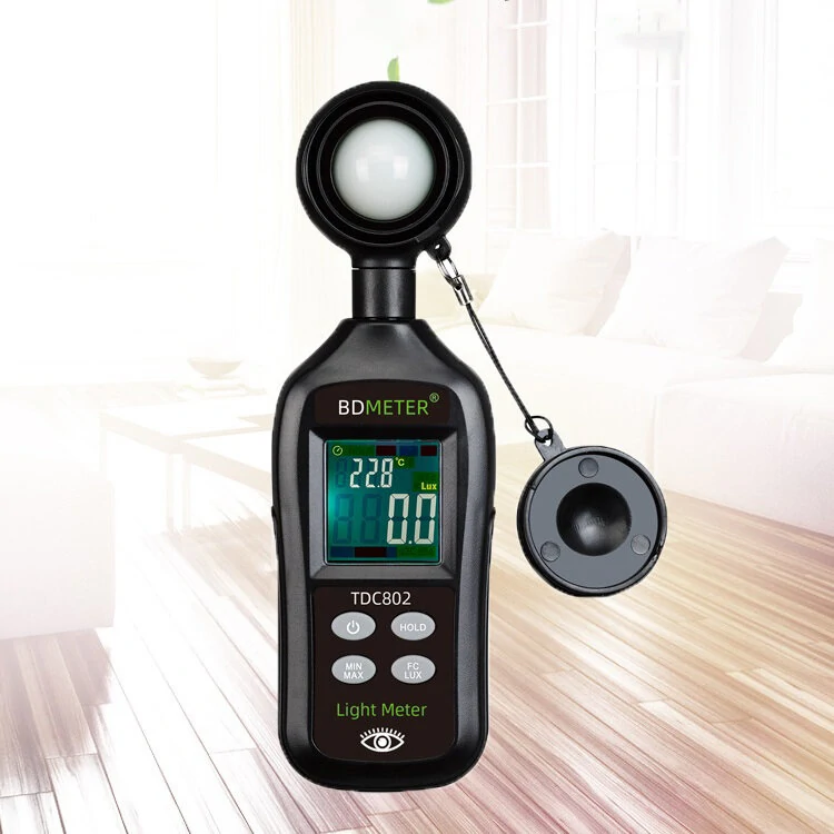 BDMETER TDC802 Digital Lux Meter - High-Precision Handheld Light Meter | Photometer - Image 2