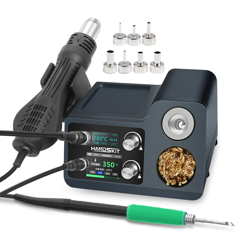 HANDSKIT S810 S812 Two In One Soldering Station | 700W Hot Air Gun & Iron - Image 2