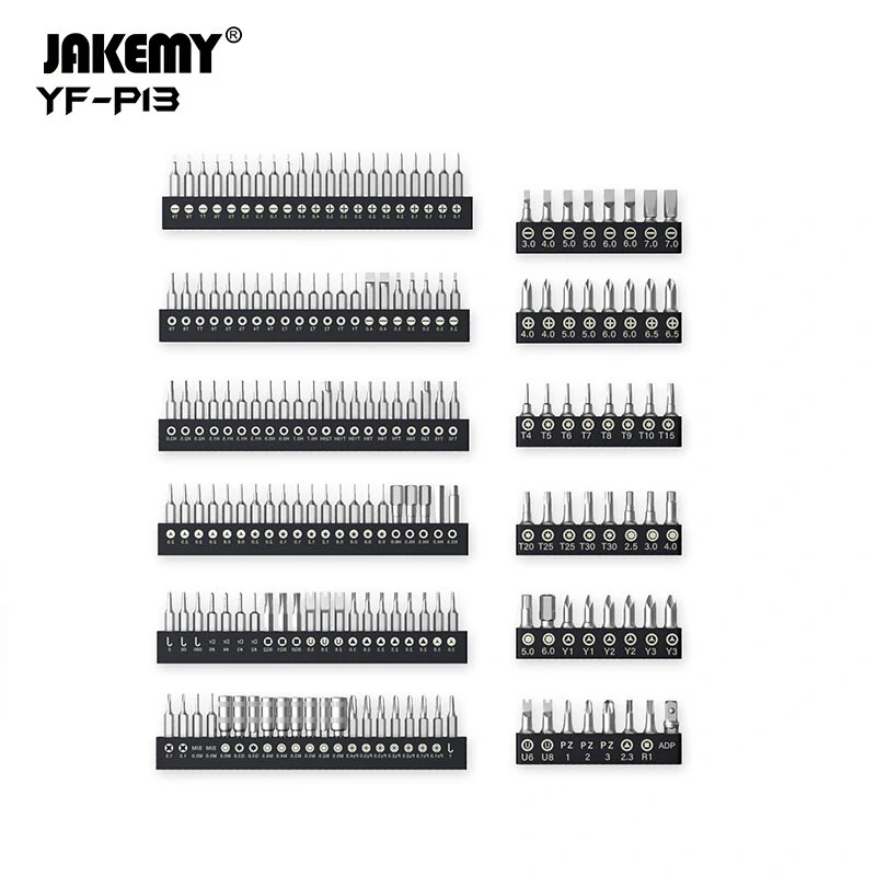 JAKEMY YF-P13 201-in-1 Magnetic Screwdriver Set | Precision Repair Kit for PC & Phone - Image 3