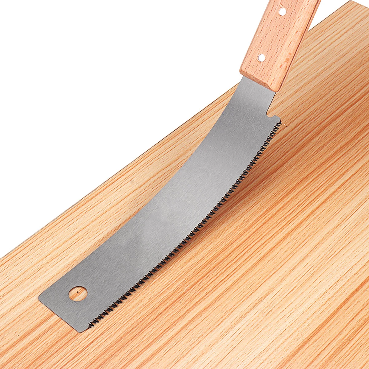 Mini Woodworking Hand Saw - Double Sided SK5 Steel Blade & Fine Tooth | Wood Handle - Image 4