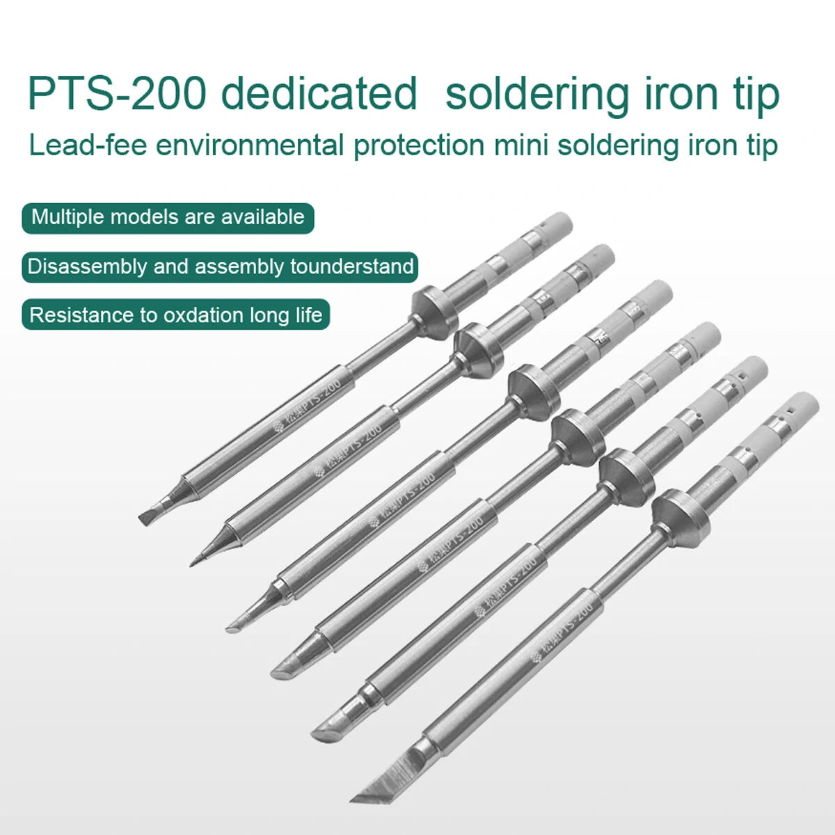 Original 100W PTS200 V2 Soldering Iron Tips - Custom Heating Elements - Image 3