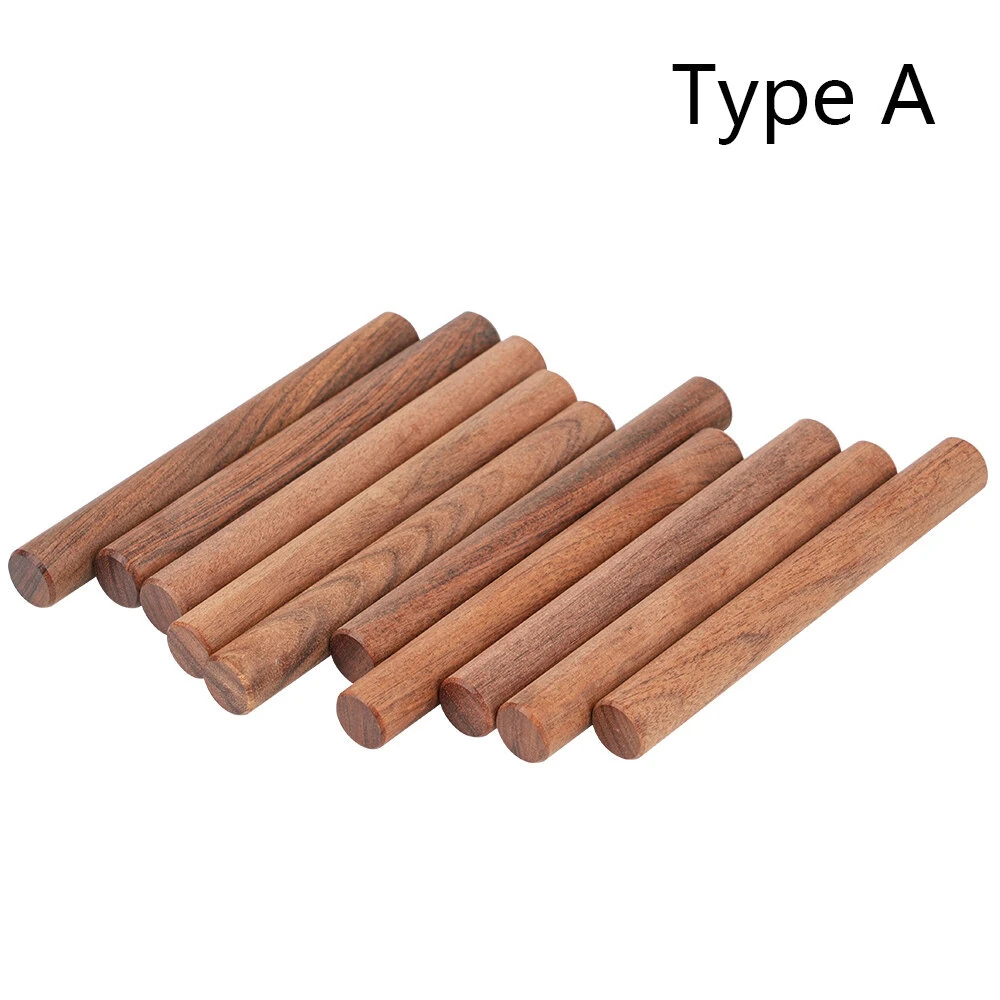 Rosewood Round Dowel Rods 10PCS - 8/10/12mm x 100mm for Woodworking DIY - Image 3