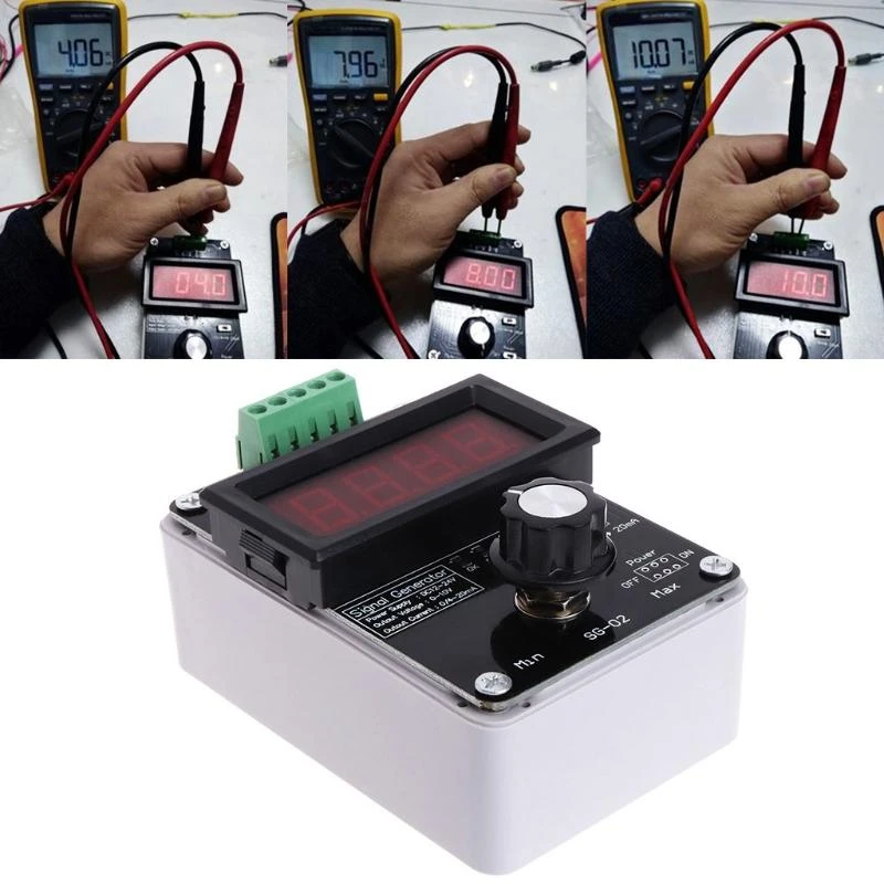 Analog Signal Generator 0-20mA 0-10V Adjustable Current Voltage Simulator - Image 3