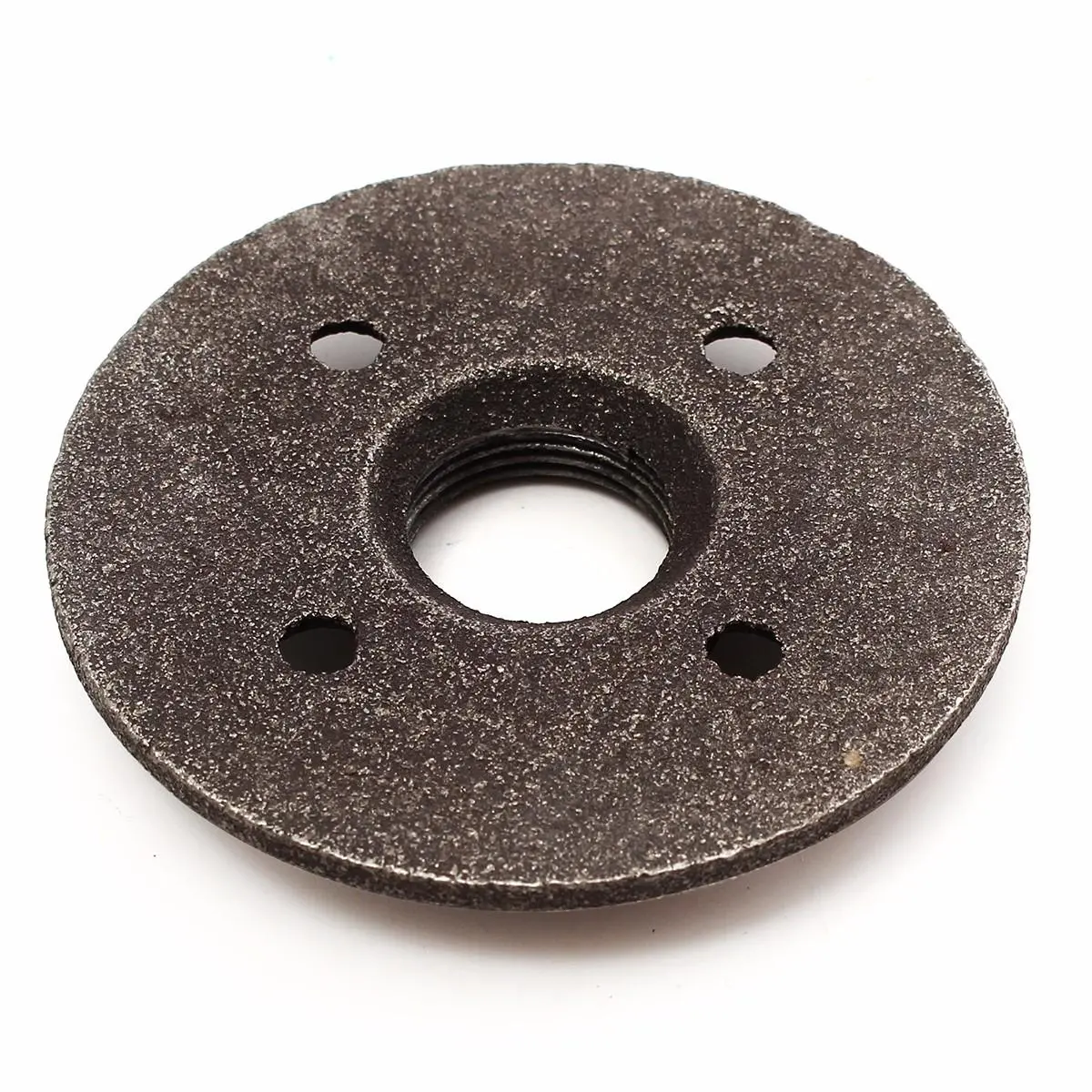 10pcs 3/4 Inch Black Malleable Iron Floor Flange - NPT Pipe Fitting Antique - Image 4
