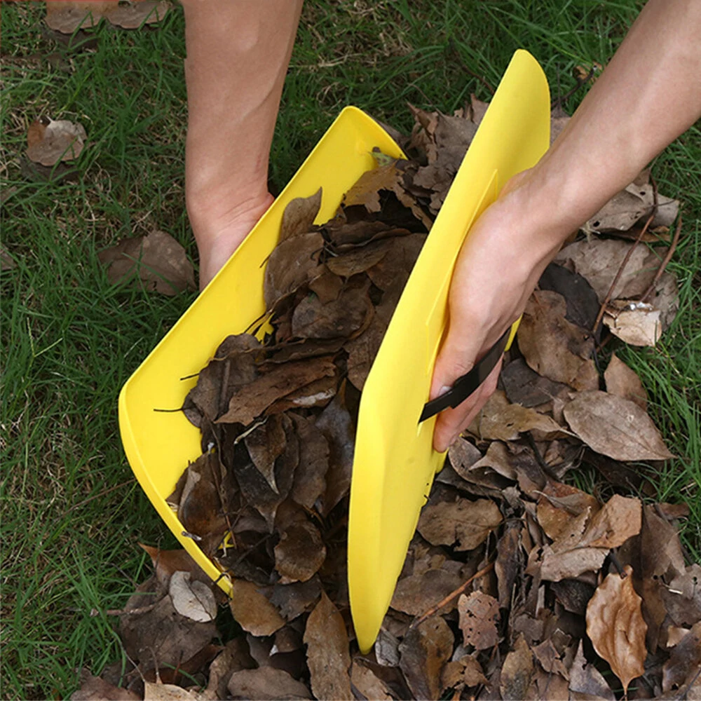 Garden Leaf Scoops Hand Rakes - Large Plastic Outdoor Rake for Yard & Garden - Image 3