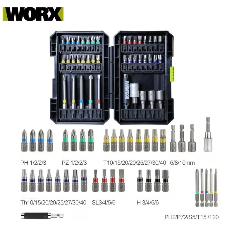 WORX WA1149 Drill Bits Set - Phillips Pozidriv Hex Torx | 114-Piece Precision Driver Kit - Image 2