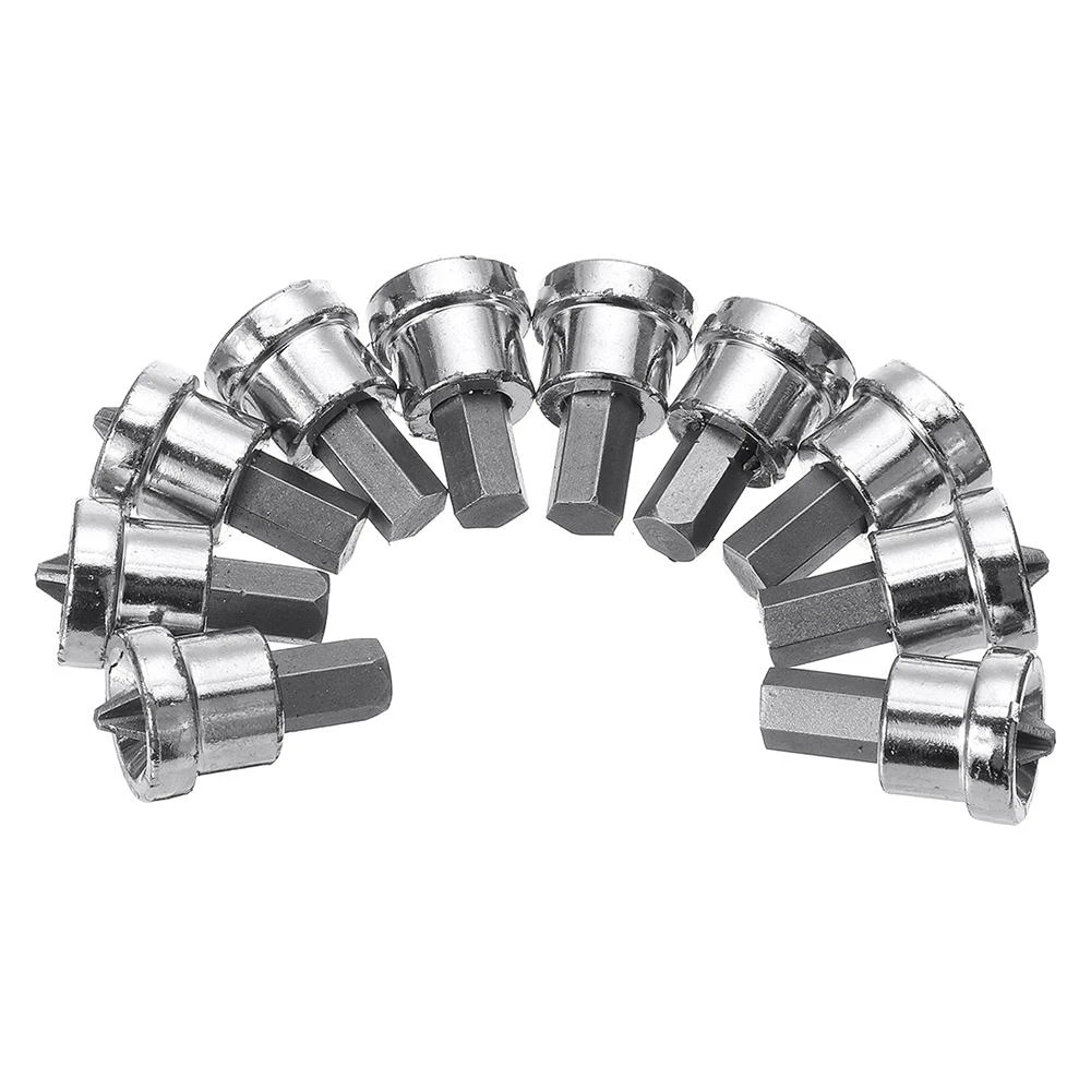 10pcs 25mm Plasterboard Screwdriver Bits | Stop Screws for Drywall & Wood - Image 4