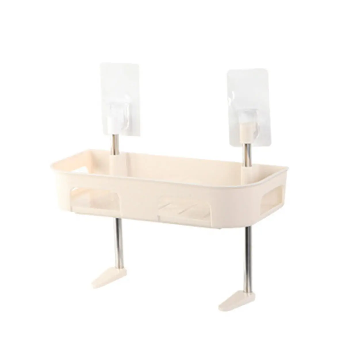 Bathroom Storage Rack | Punch-Free Wall Shelf for Toilet & Washbasin - Image 3