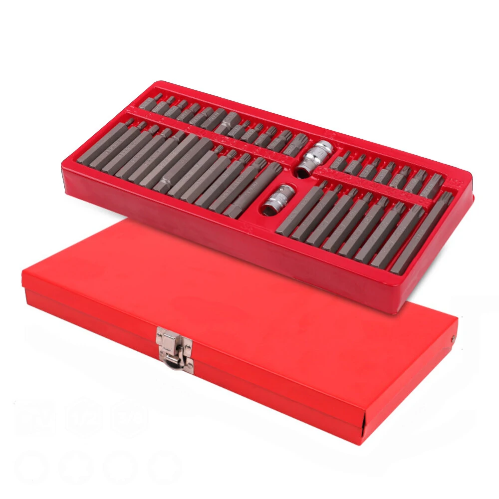 41pcs Hex & Torx Bit Set - Electric Screwdriver Adapter Kit for Repairs - Image 3