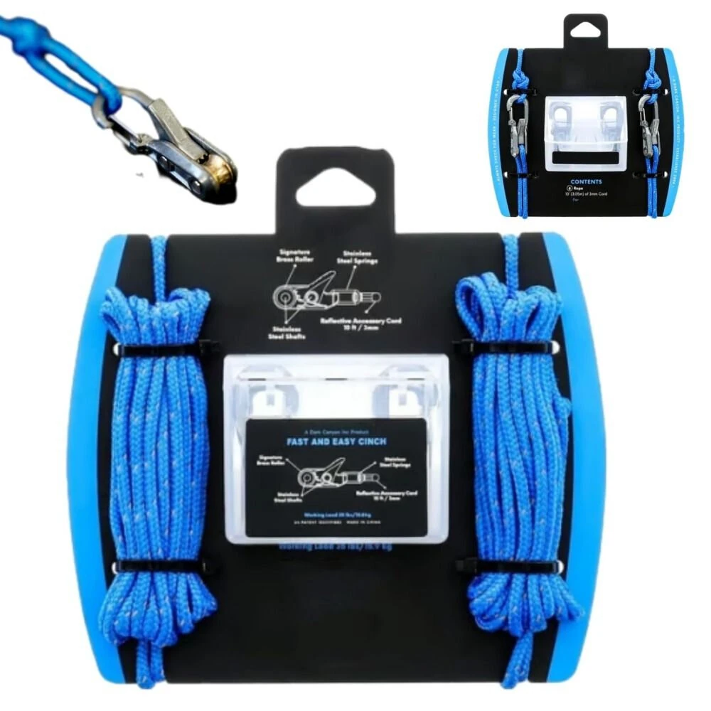 Cable Puller Set - Stainless Steel Rope Regulator with 6 Hooks | Marine Grade - Image 2