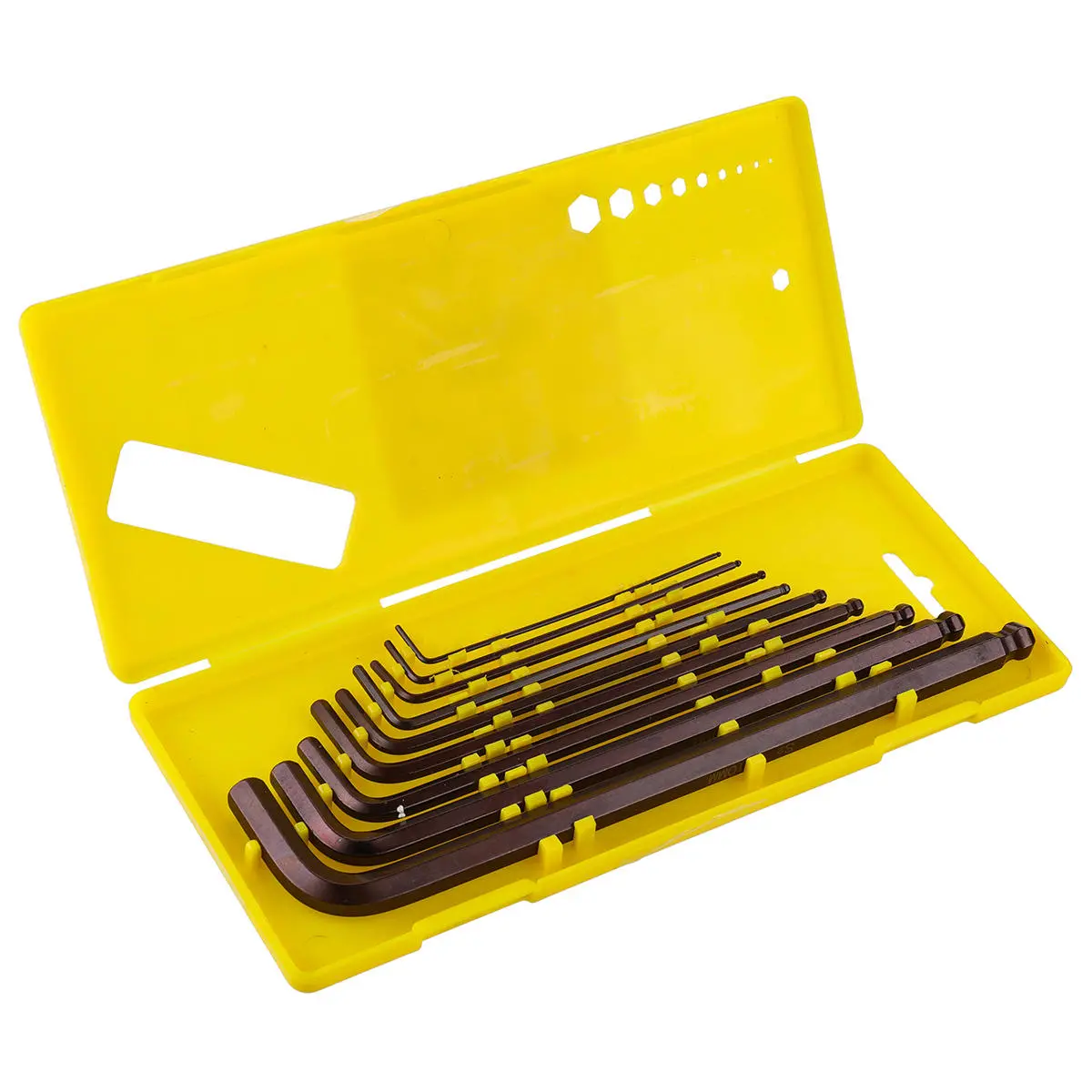 9Pcs S2 Alloy Steel L-Shape Torx Wrench Set | 1.5mm to 10mm | Ball Head - Image 2