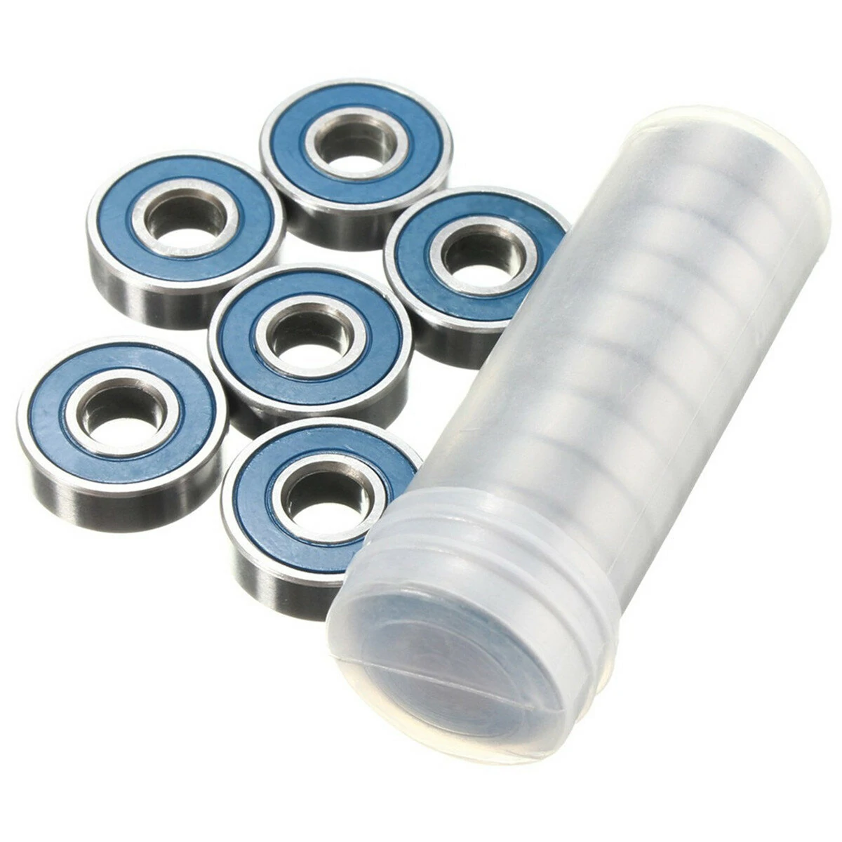 608RS ABEC-9 Skateboard Bearings - 20 Pack Carbon Steel Ball Bearings - Image 5