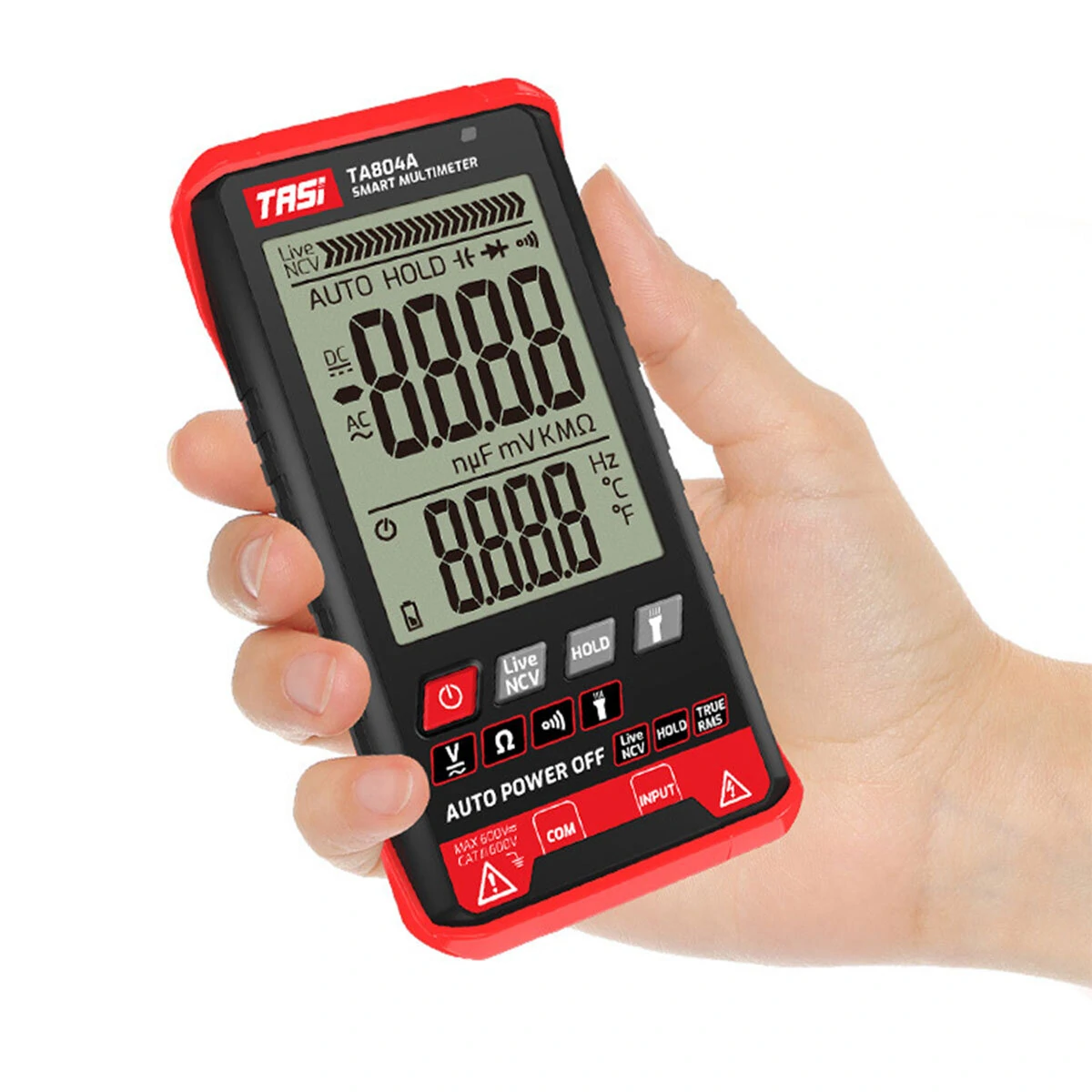TA804A/B Digital Multimeter - Professional Auto Tester with HD Color Screen - Image 3