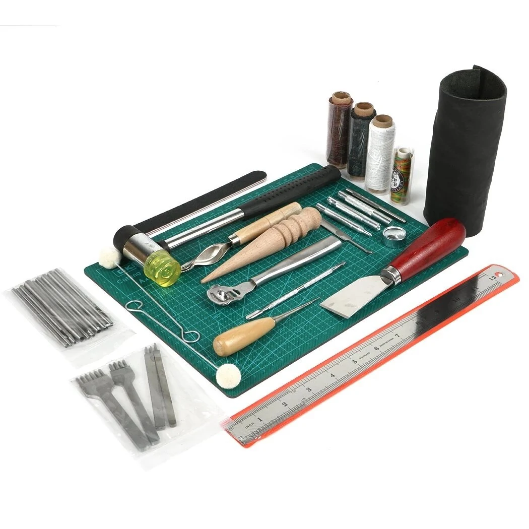 DIY Leather Craft Tools Set - Hand Sewn Diamond Chop & Handmade Tools - Image 3