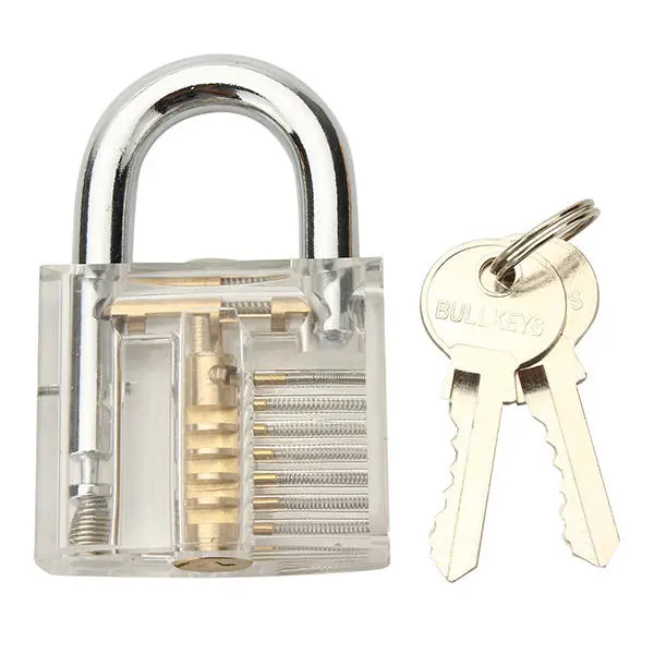 9pcs Blue Handle Lock Pick Set with Practice Padlock | Key Extractor Tool - Image 3