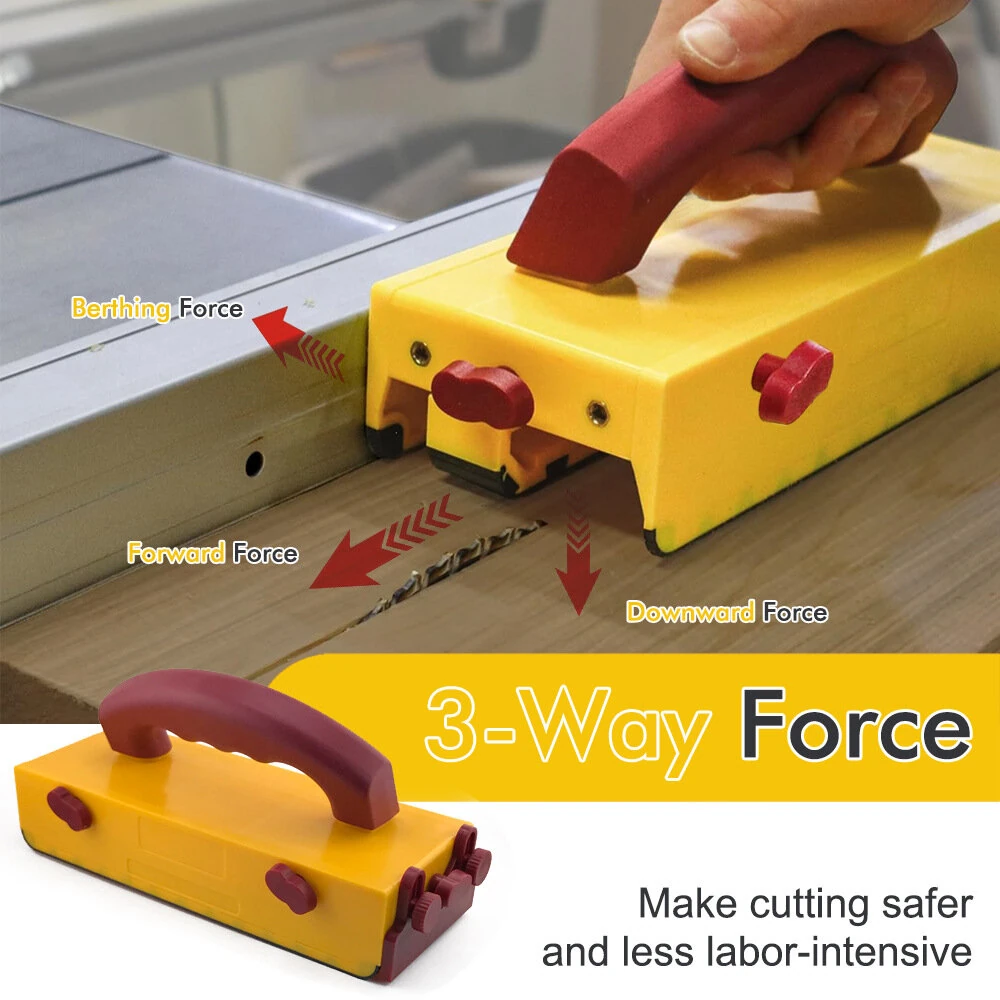 Widgets Adjustable Table Saw Pushblock - Safe Cuts for Router Tables & Band Saws - Image 3