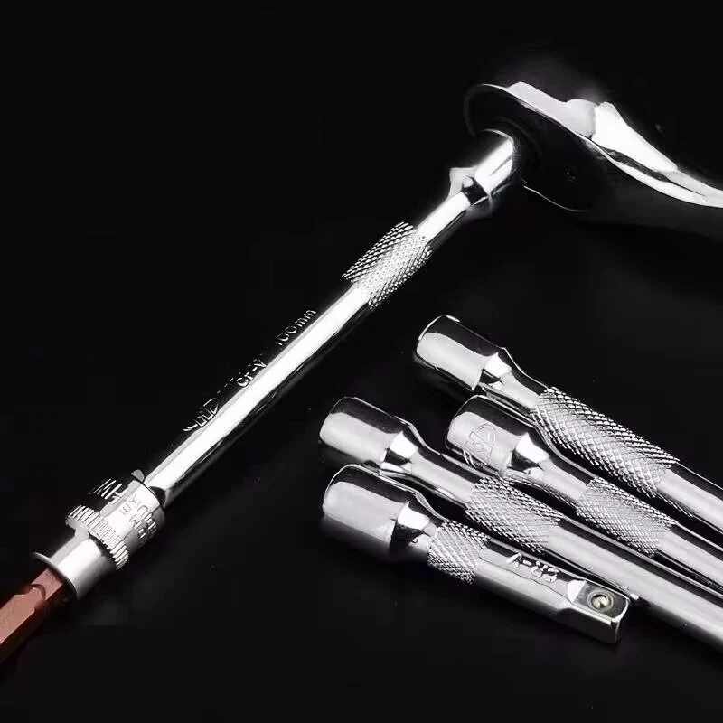 4PCS 1/4 Inch Extension Rod Set | Chrome Vanadium Steel | 150mm 100mm 75mm 50mm - Image 3