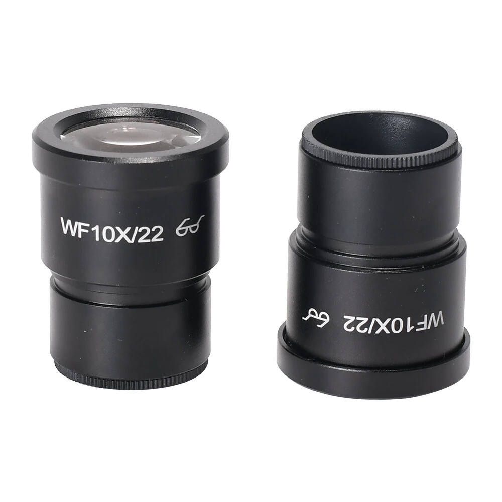 HAYEAR 10X Microscope Lens - 20/22mm Field View | 30mm Interface Wide Angle Eyepiece - Image 2