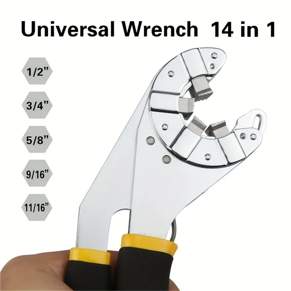 Open Magic Manual Wrench - 8-Inch Hexagonal Tool - High-Quality Steel & Ergonomic Design - Image 2