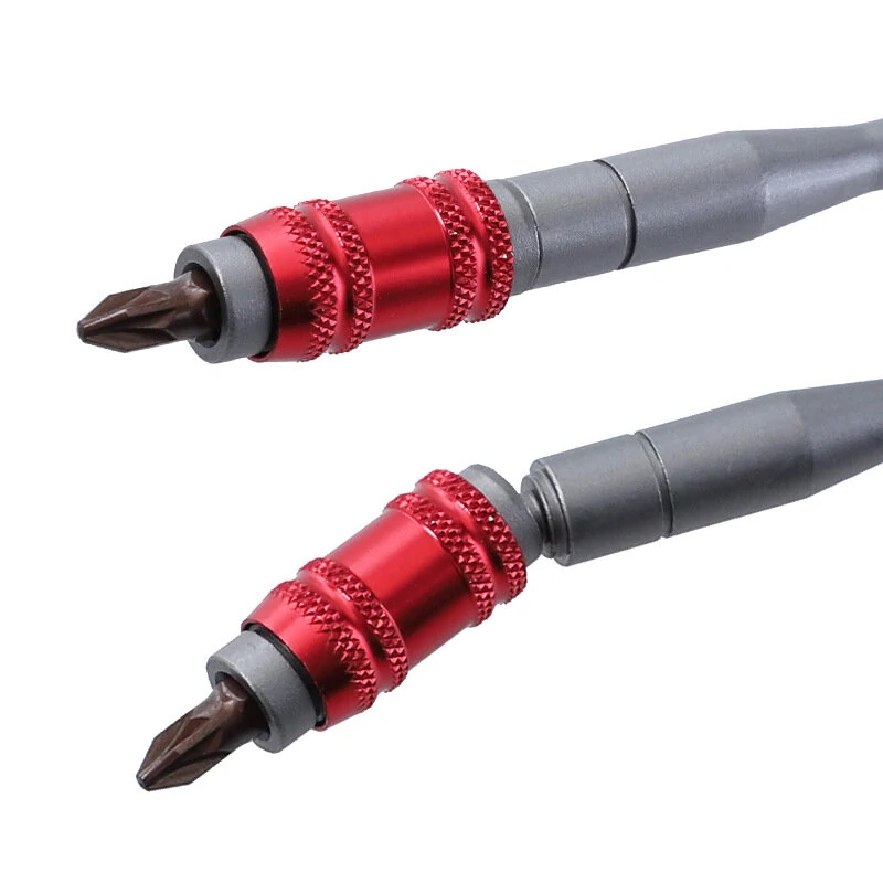 Wiha 145mm Magnetic Screwdriver Bit Holder | 20° Rotatable, 1/4 Hex Shank - Image 2