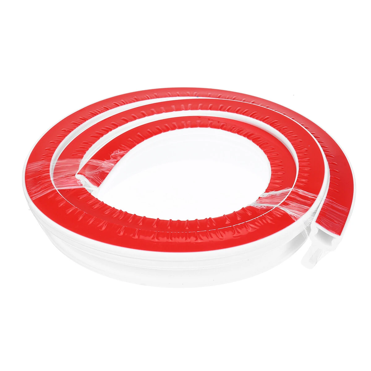 White Rubber Dam Water Stopper - 60-200cm Flood Barrier for Bathroom | Silicone Water Blocker - Image 3