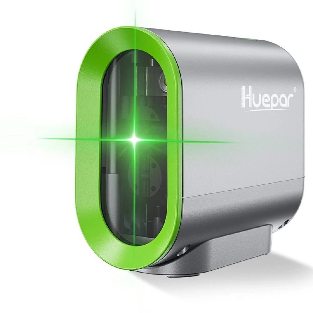 HUEPAR Y011G Green Cross Line Laser Level - Self-Leveling Horizontal & Vertical - Image 2