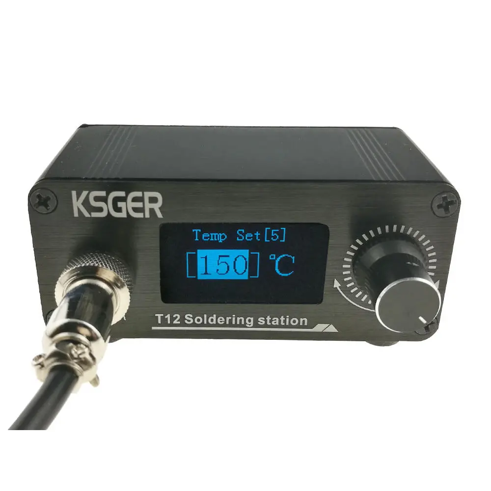 KSGER V2.01 T12 Soldering Station - STM32 OLED Temperature Controller with 907 Handle - Image 2