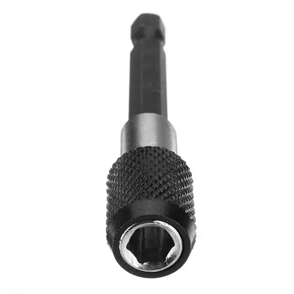 Drillpro 1/4 Inch Hex Magnetic Bit Holder | 75mm Quick Release Extension Bar - Image 2