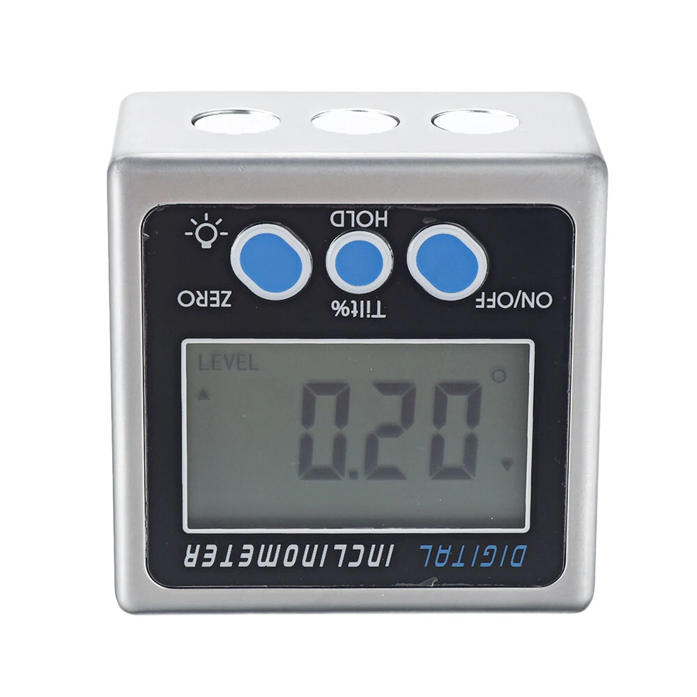 Metal Digital Protractor Angle Finder | 360° Inclinometer w/ Magnetic Base - Image 5