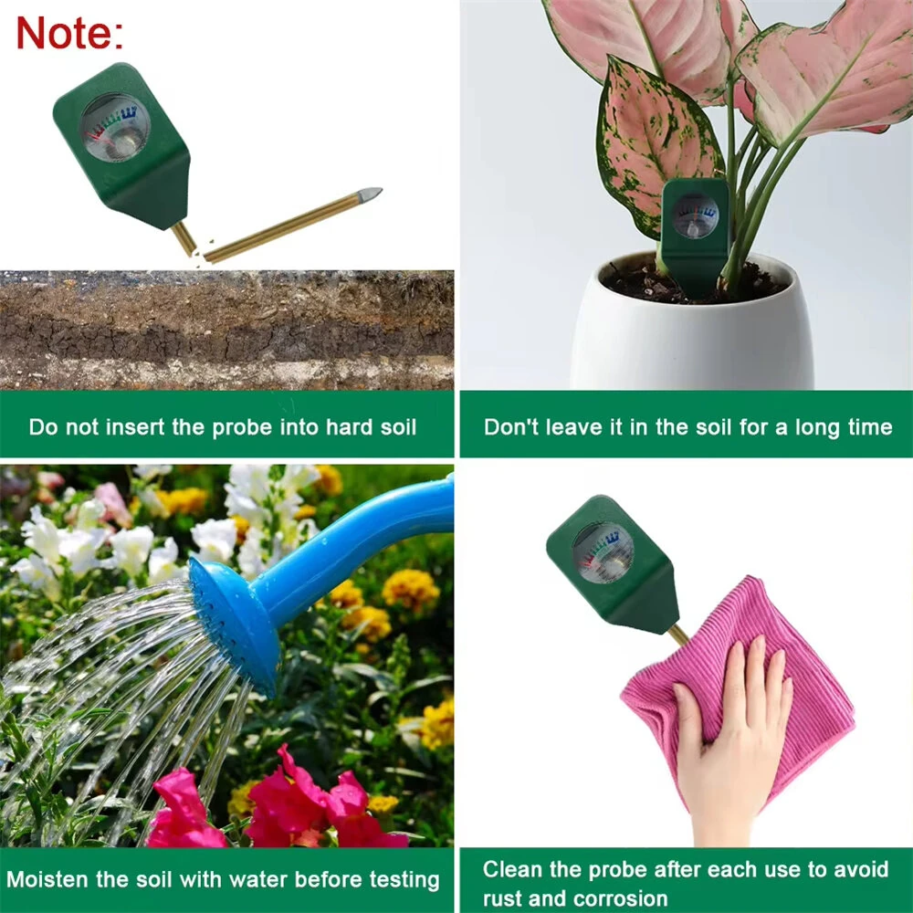 Mini Soil Moisture Meter - 145mm Portable Hygrometer for Indoor Potted Plants - Image 3