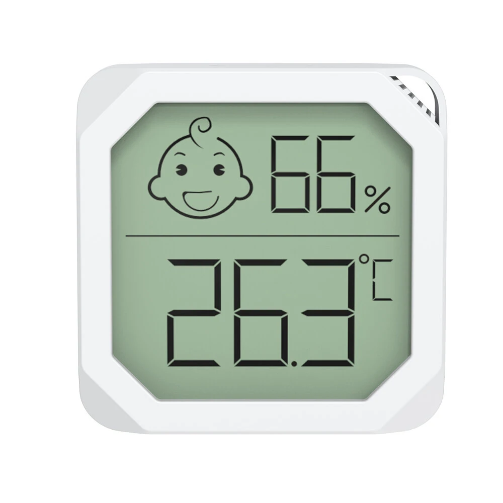 Mini Temperature & Humidity Meter -20°C to 60°C | 20-99% RH | Accurate Readings | Black/White - Image 3