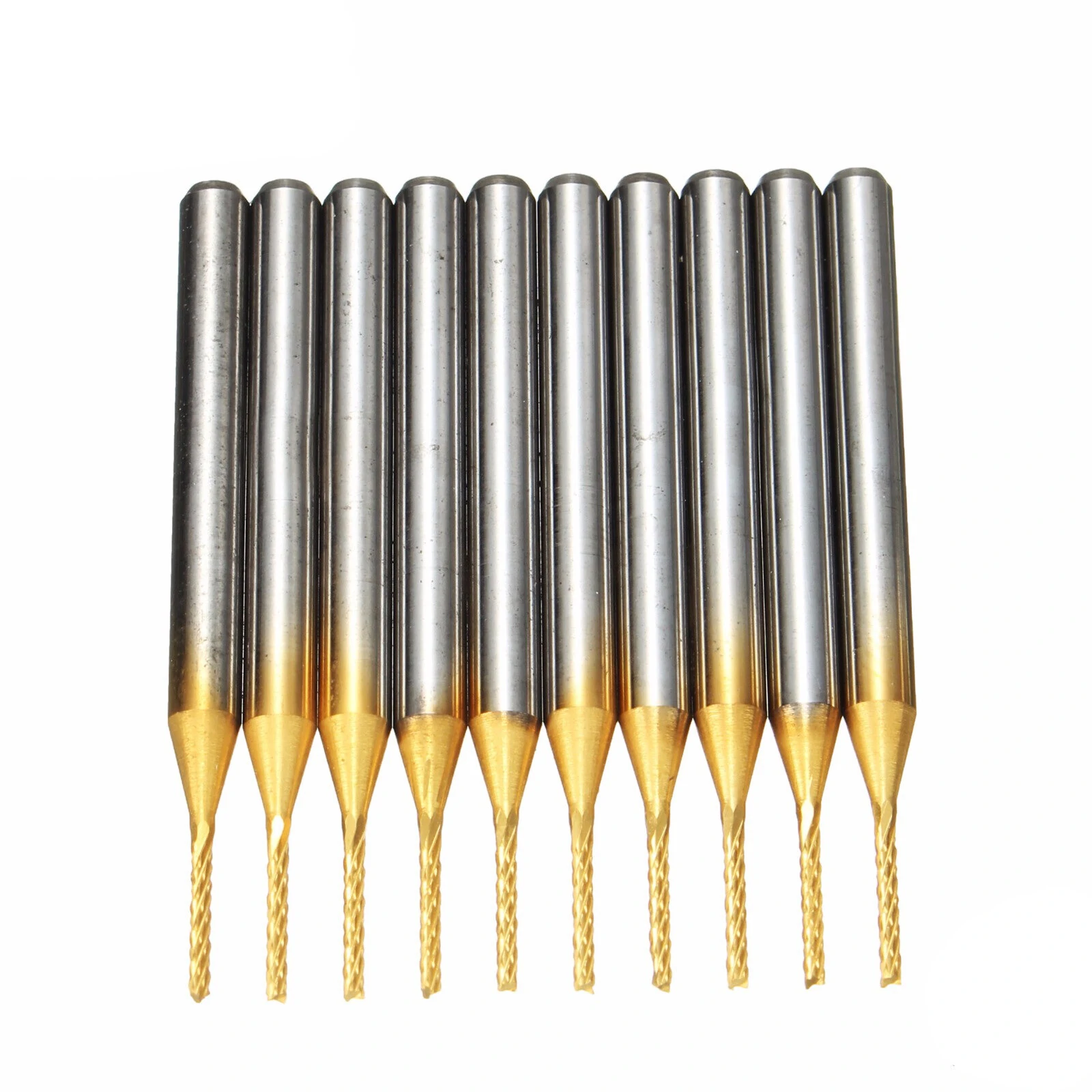 Drillpro DB-P4 10pc 1.0mm Carbide PCB Bits | 1/8 Shank Titanium Coated - Image 3