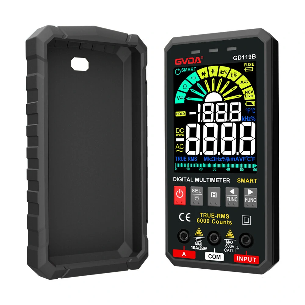 GVDA Digital Multimeter - 600V True RMS AC/DC Voltage Tester with NCV & Capacitance - Image 2