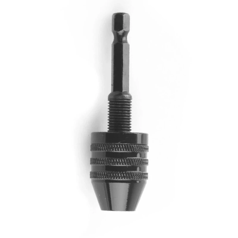 Keyless Drill Chuck 0.6-8.0mm | 1/4 Hex Shank Quick Change Adapter - Image 2