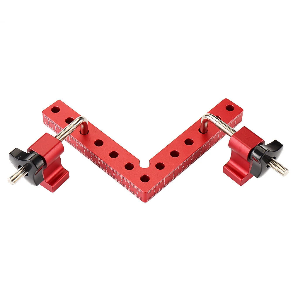 VEIKO Woodworking Clamping Square - 2 Set L-Shaped Splicing Fixture & Ruler Tool - Image 4