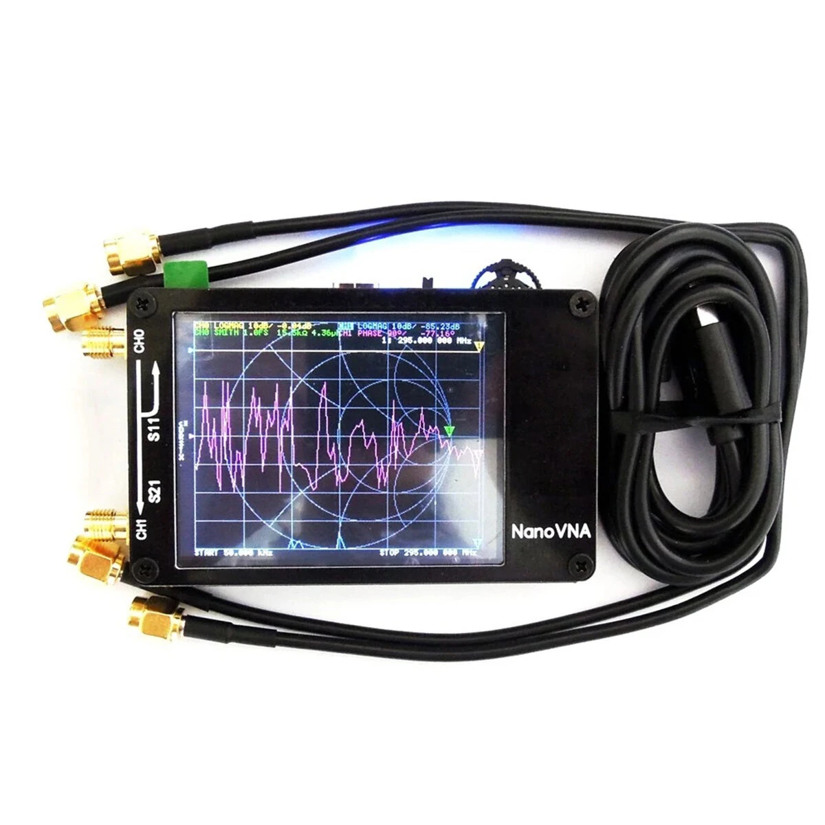 NanoVNA Vector Network Analyzer 50KHz-900MHz | 2.8 TFT Screen | HF VHF UHF - Image 2
