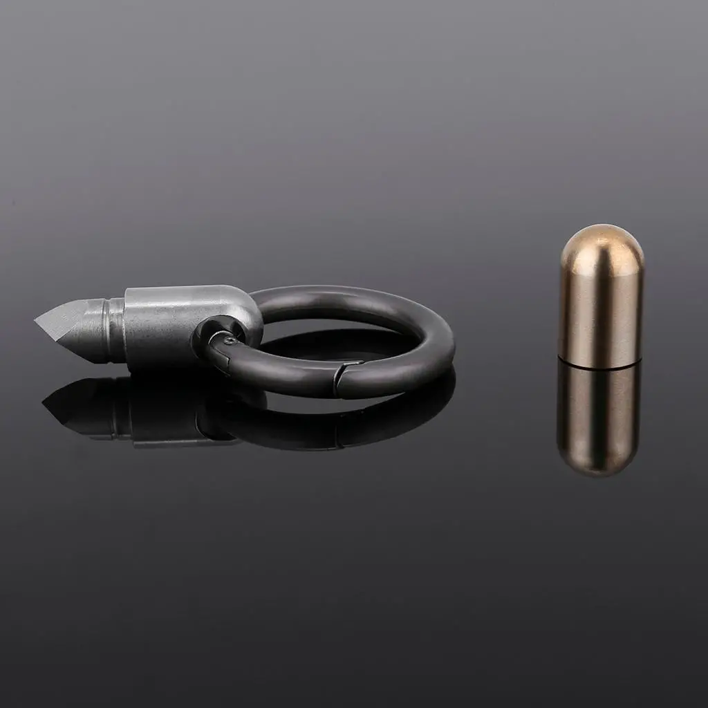 Tiny Stainless Steel EDC Blade Cutter - Portable Multi-function Key Ring Tool - Image 5