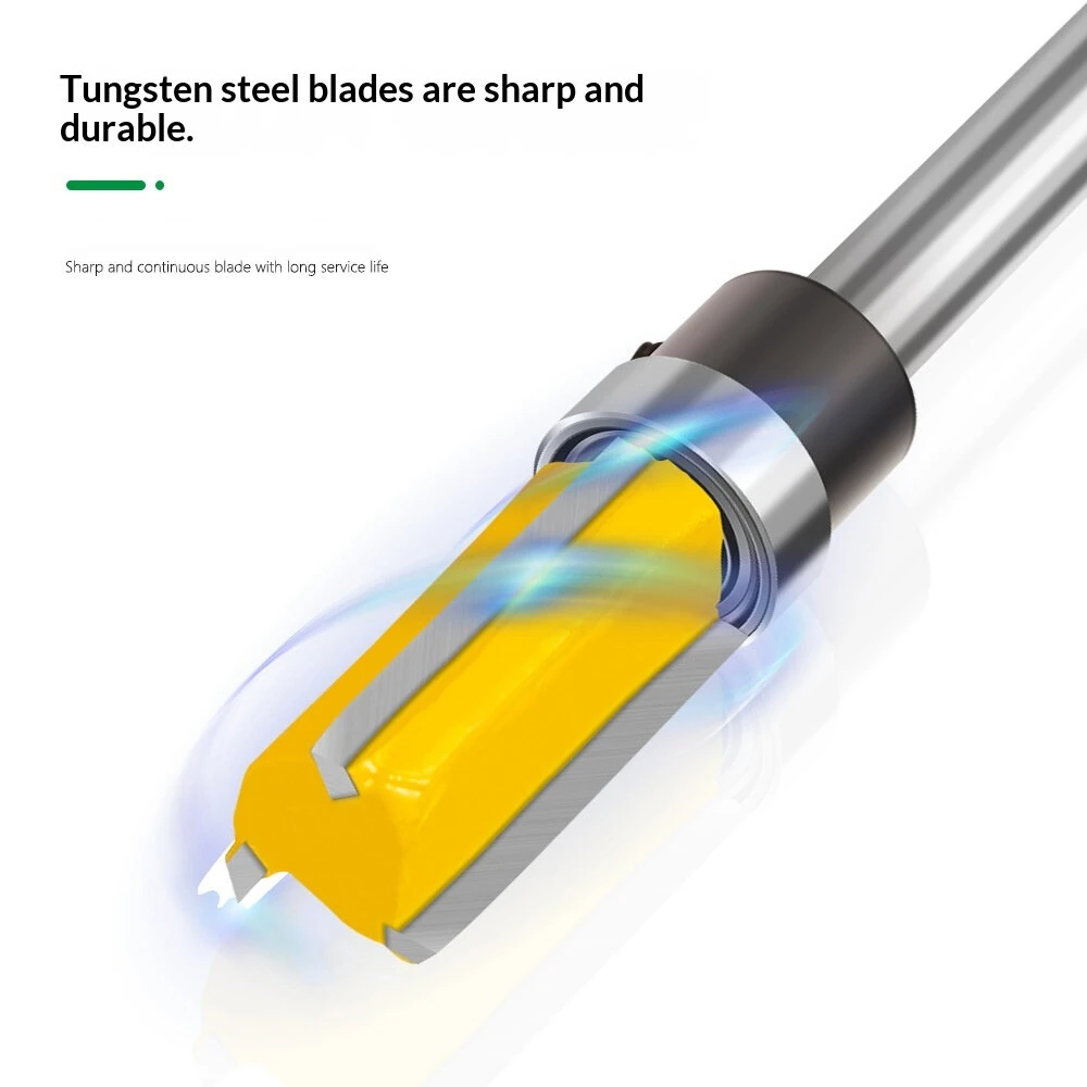 3 Flute 1/4 Shank Tungsten Carbide Router Bit | 12.7mm Diameter 25mm Length - Image 5