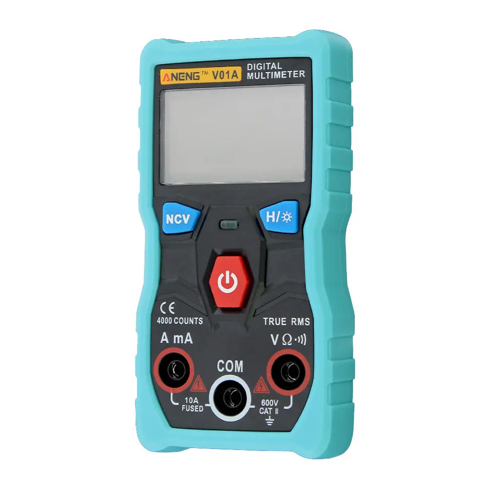 ANENG V01A True RMS Digital Multimeter - Autoranging Automotive Tester - Blue - Image 5