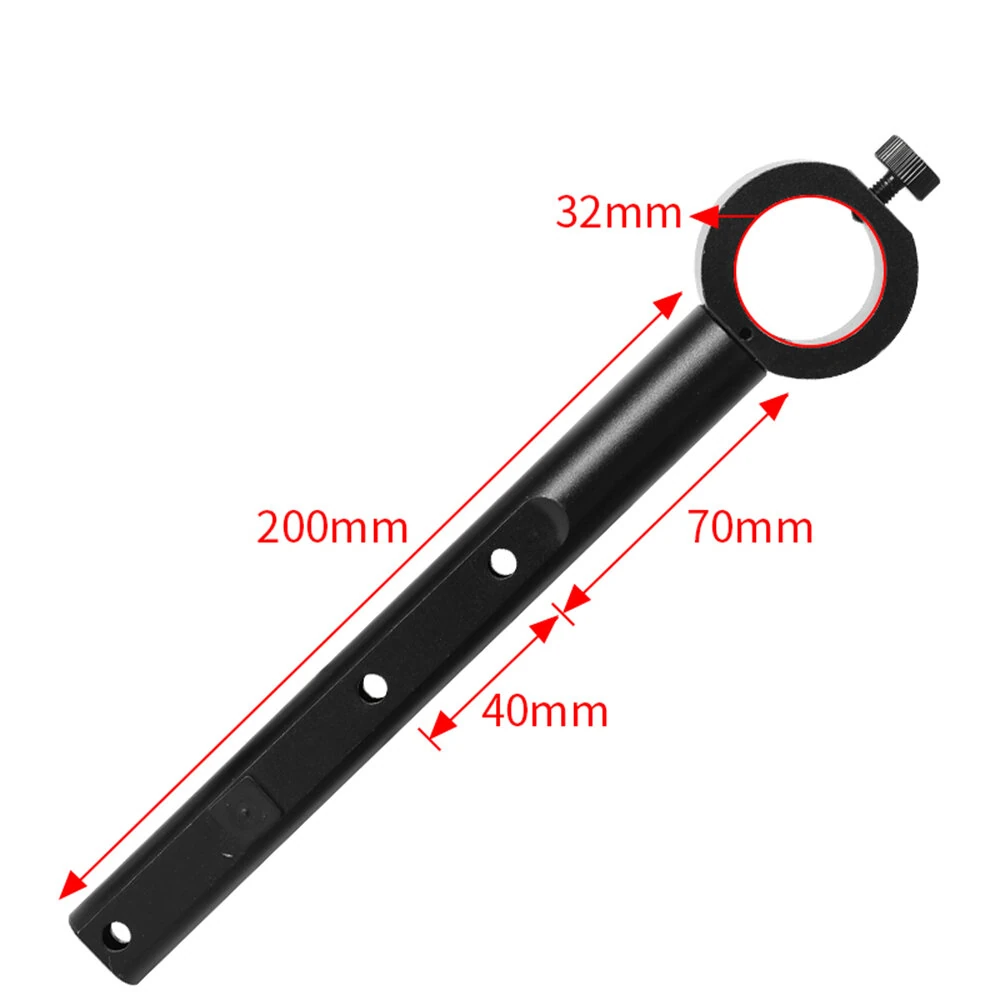 HAYEAR Microscope Stand & Lens Holder | 25mm 32mm 50mm Adapter | Metal Adjustable Arm Display Mount - Image 3